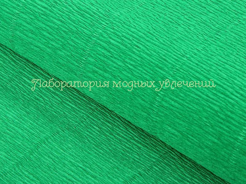 Бумага гофрированная Зеленая 963 (140г)