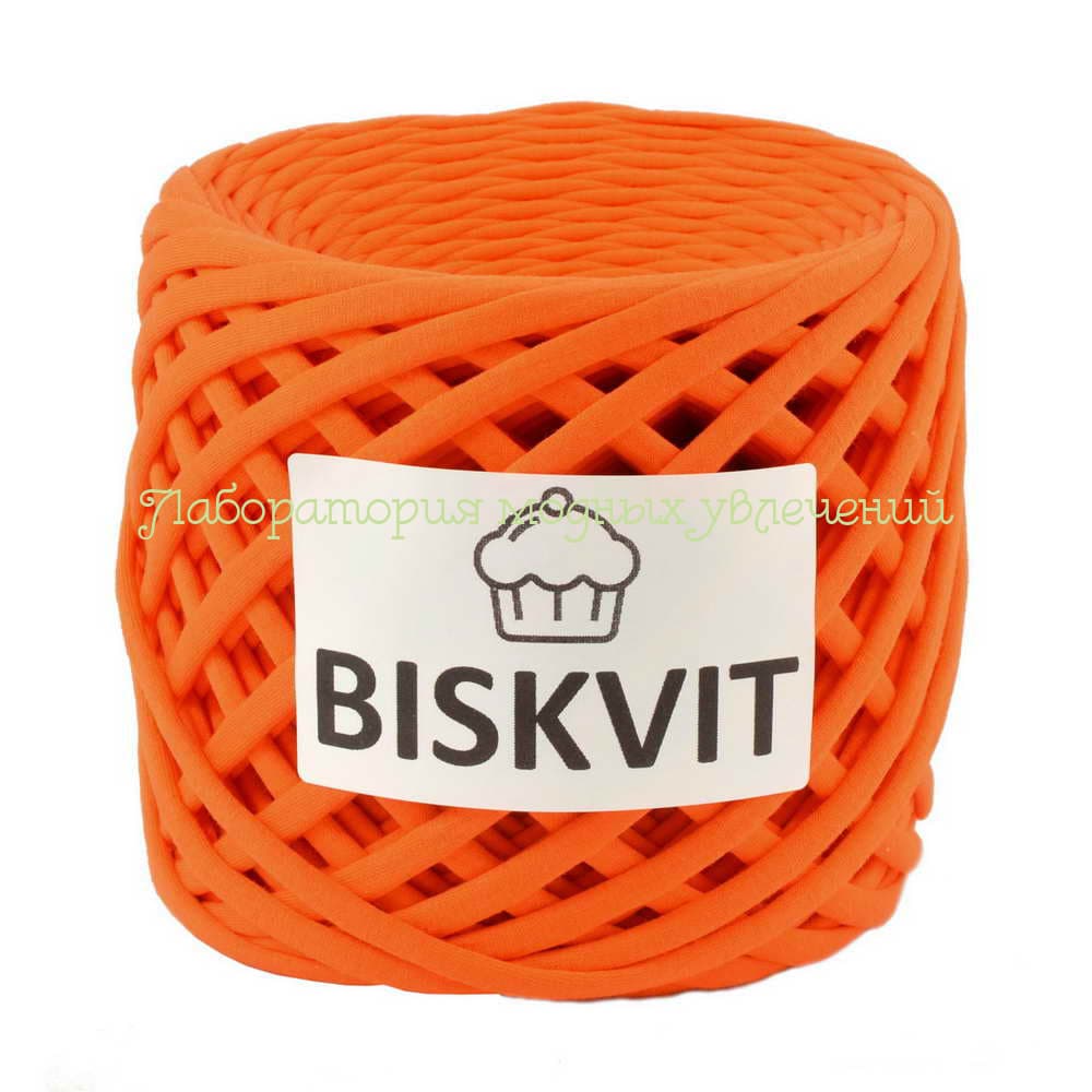 Пряжа Biskvit, 100% хлопок, 330г/100м, мандарин