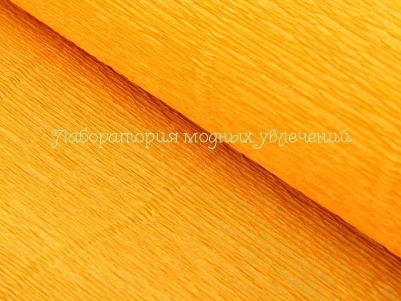 Бумага гофрированная Светло-оранжевая 576 (180г)
