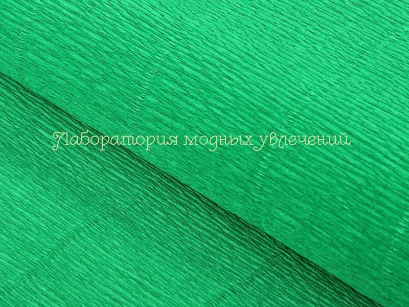Бумага гофрированная Зеленая 563 (180г)
