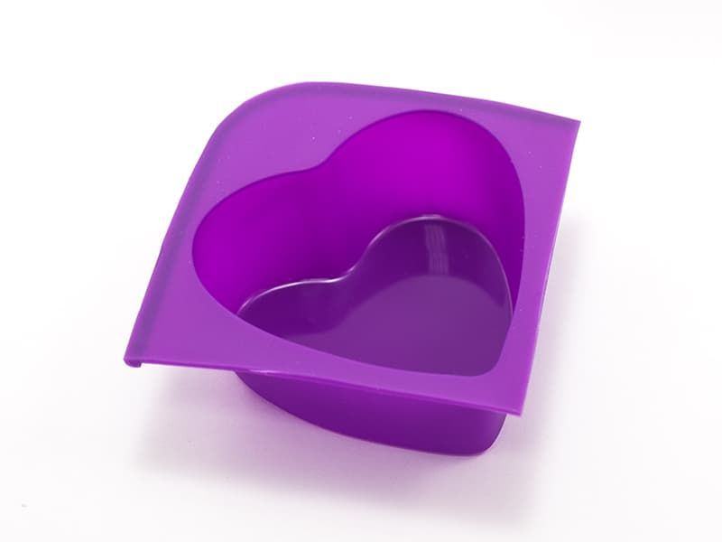 Форма силиконовая Сердце простое 70х66х32 мм