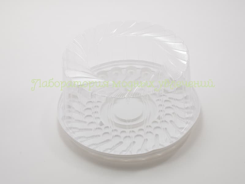 Контейнер для торта пластиковый, диаметр до 22 см