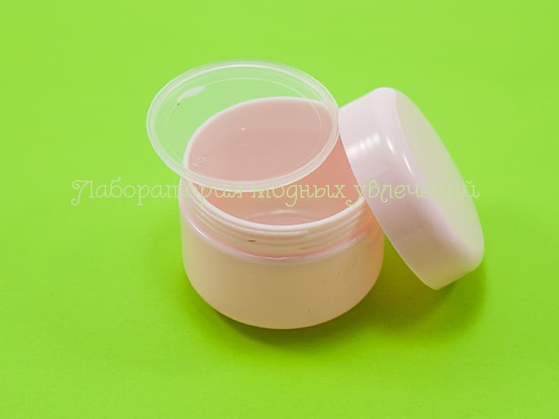 Банка БП 05 пластиковая для крема 50 мл (розовая)
