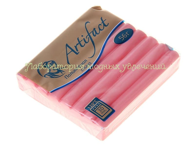 Artifact. Классический розовый фламинго. Полимерная глина (56 гр)