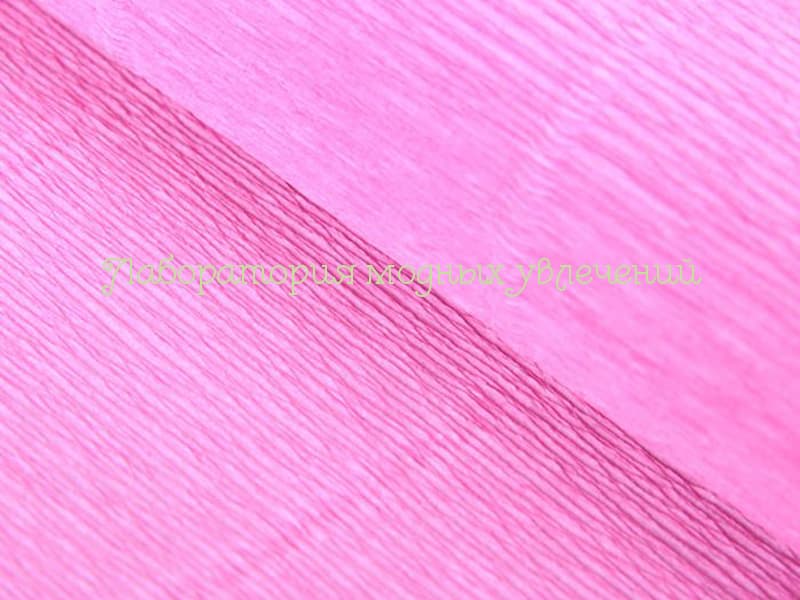 Бумага гофрированная Розовая 554 (180г)