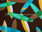 Ткань для пэчворка Peppy Овалы на коричневом