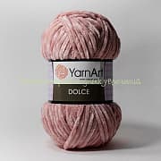 Пряжа YarnArt Dolche 769, 100% микрополиэстер, 100г/120м, пыльная роза