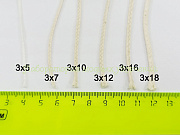 Фитиль косичка 3х7, 1 м