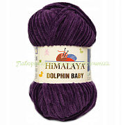 Пряжа Himalaya Dolphin baby 80328, 100% полиэстер, 100г/120м, фиолетовый