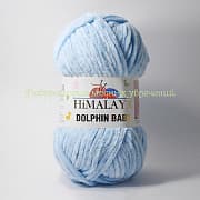 Пряжа Himalaya Dolphin baby 80306, 100% полиэстер, 100г/120м, голубой