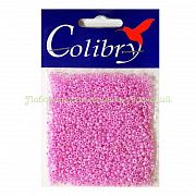 Бисер Colibry 10/0 цвет 119 ярко-розовый глянцевый, 20г