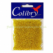 Бисер Colibry 10/0 цвет 26 желтый прозрачный, 20г