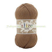 Пряжа Alize Bella 466, 100% хлопок, 50г/180м, верблюжий