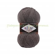 Пряжа Alize Lanagold Fine 240, 49% шерсть, 51% акрил, 100г/390м, коричневый меланж
