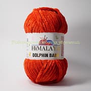 Пряжа Himalaya Dolphin baby 80318, 100% полиэстер, 100г/120м, красный