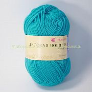 Пряжа Пехорка Детская новинка 581, 100% ПАН, 50г/200м, светлый изумруд