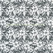 Black&White. Белые цветы. Бумага для скрапбукинга односторонняя, 1 лист