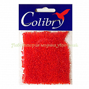 Бисер Colibry 10/0 цвет 128 красный матовый, 20г