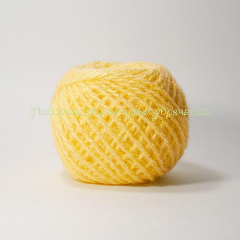 Пряжа Карачаевская пряжа 22, 100% акрил, 40-42г, желтый