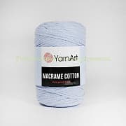 Пряжа YarnArt Macrame Cotton 760, 85% коттон, 15% полиэстер, 250г/225м, голубой